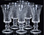 Набор рюмок 6шт Бабочка