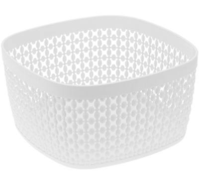 Сухарница ПИРУЛА белая 170x170x90мм (20)