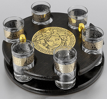 Минибар 6пр. стопка 60мл "Версаче"