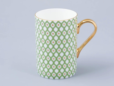 Кружка 400мл "Лайм 1" ф.Идиллия кост.фарфор