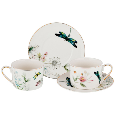 Набор чайный  2перс. 4пр. "Стрекоза" 250мл