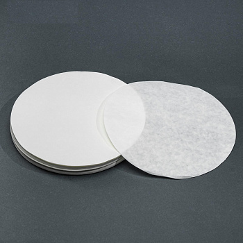 Фильтры бумажные 100шт d180мм средней фильтрации белая лента марка ФС