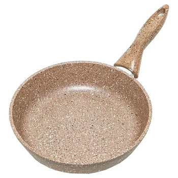 Сковорода  22см ГРАНИТ браун-браун глубина 5.1см ст/дно 3.5/6.5мм QuanTanium Сковорода  22см ГРАНИТ браун-браун глубина 5.1см ст/дно 3.5/6.5мм QuanTanium