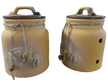 Банка для чеснока Ретро 1л 16см