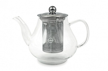 Чайник заварочный стекл. "Каркаде" 1500мл с ситом из нерж.стали