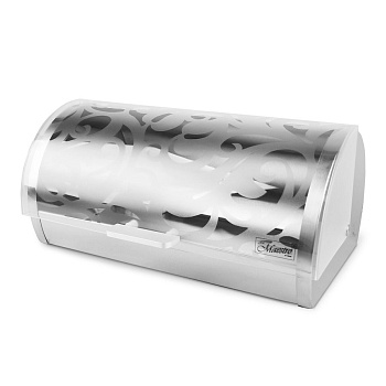 Хлебница 36*25*16.8см   нерж + пластик