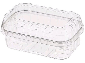 Контейнер с несъемной крышкой  для ягод и помидоров черри