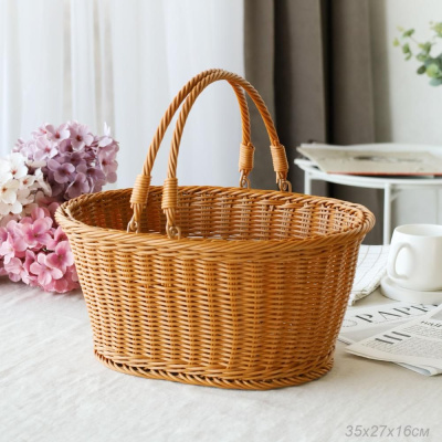Корзина плетеная  35х27х16см