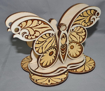 Салфетница "Бабочка" 15*9.5*10см