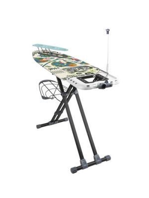 Доска гладильная ВАЛЕНСИЯ-1 1230х450мм  мет., подст.ут., полка, рег.выс., подрук., удлин.