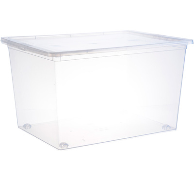 Ящик 50л 530х370х300мм прозрачный