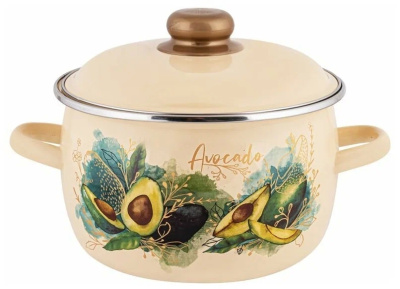 Кастрюля эмал сфер Avocado 3л