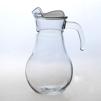 Кувшин 1.8л БИСТРО с прозр. пласт. крышкой