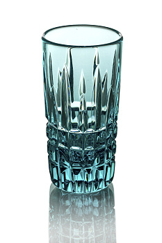 Стакан "Пальчик" рис "Медовый спас" h70 d35мм 35мл Бирюзовый