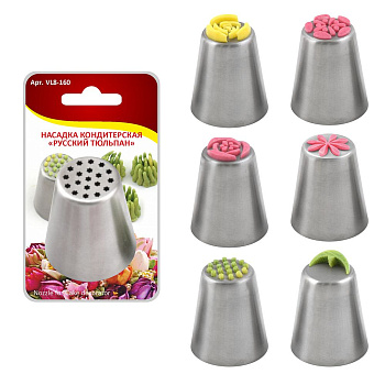 Насадка кондитерская "Русский тюльпан" Насадка кондитерская "Русский тюльпан"
