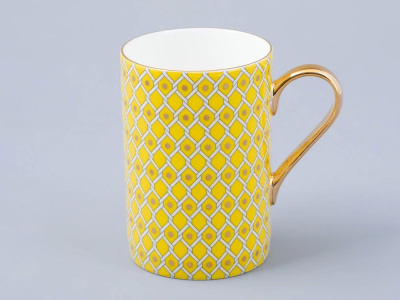 Бокал кружка  400мл "Примула 2" ф.Идиллия