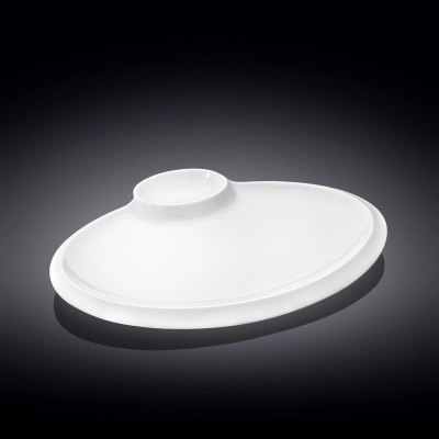 Блюдо овальное Teona 30см с соусником