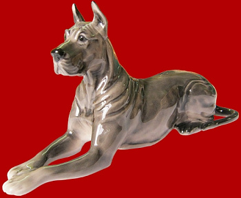 Фигурка декорат. "Дог" 9 х6 х19см