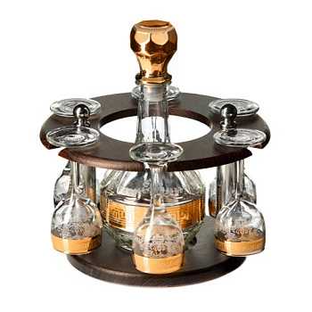 Минибар 7 пр. "Кольцо" графин 500 + рюмка 134 "Гармония"