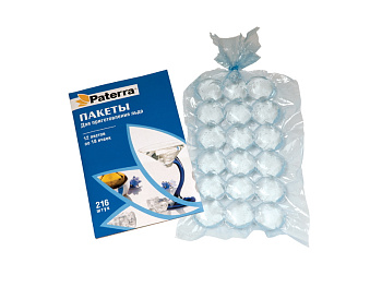 Пакеты д/приготовления льда PATERRA  12листов*18ячеек