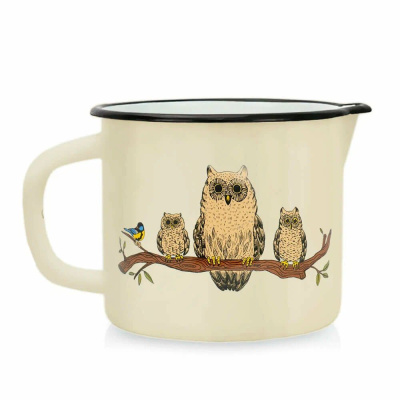 Кружка "Совы" 1.4л со сливным носиком