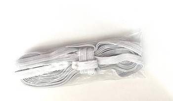 Резинка белая бельевая 5м