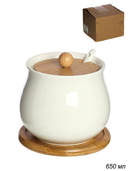 Саxарница с ложкой 650мл