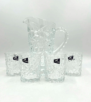 Набор питьевой 7пр. кувшин 1.3л + 6 стаканов 270мл