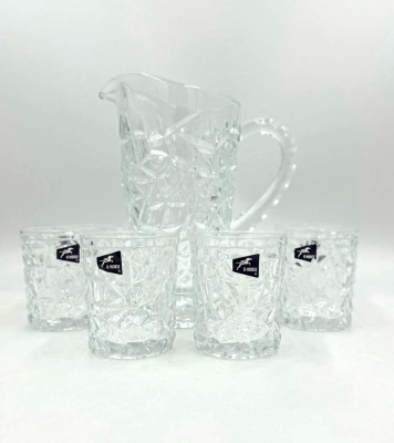 Набор питьевой 7пр. кувшин 1.3л + 6 стаканов 270мл