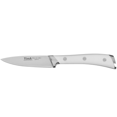 Нож для чистки овощей GeoWhite 89мм  5Cr15MoV 55HRC