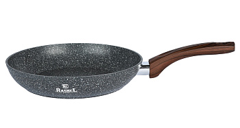 Сковорода 26см с индукционным дном "Серый гранит" стенки/дно 2.7/3.7мм Сковорода 26см с индукционным дном "Серый гранит" стенки/дно 2.7/3.7мм