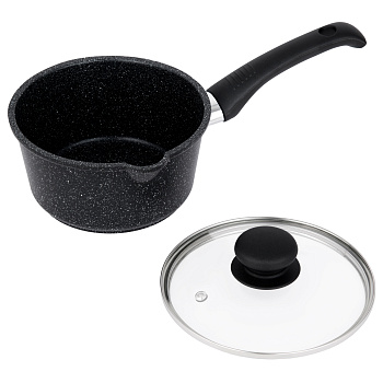 Ковш литой 1.3л 16см Оптима Традиция стенки/дно 2.5/5мм Ковш литой 1.3л 16см Оптима Традиция стенки/дно 2.5/5мм