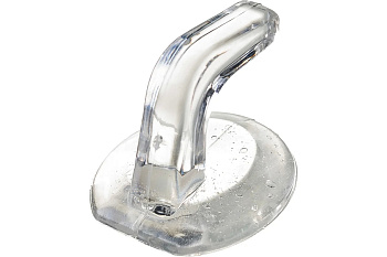 Суперкрючок самоклеящийся прозрачный  8х8см