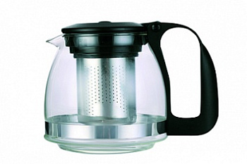 Чайник заварочный стекл. с фильтром 1.25л
