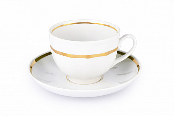 Чашка чайная с блюдцем 275мл "Монреаль" ф.Гранатовый