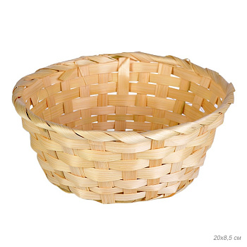 Корзина 20x9см бантик