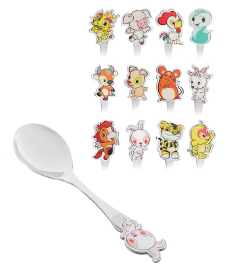 Ложка детская "Зверушка" 12 дизайнов