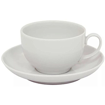 Чашка чайная с блюдцем 210мл ф.янтарь