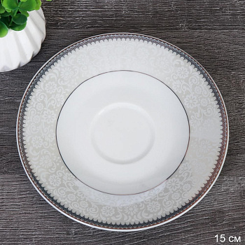 Блюдце 15.5см  "Кружево"