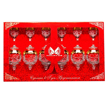 Набор фужеров+рюмок "Шарм" (5)