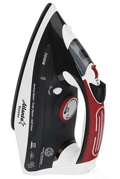 Утюг с пароувлажнением 2200Вт керамическая подошва  280мл самоочистка  сухой/паровой режим вертикальный пар  увлажнение  пар 32г/мин