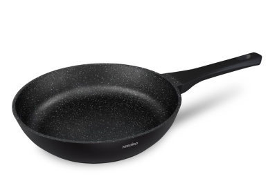 Сковорода литая 28см "Tesoro Florence total dark" ручка софт-тач 3/4.5мм (10)