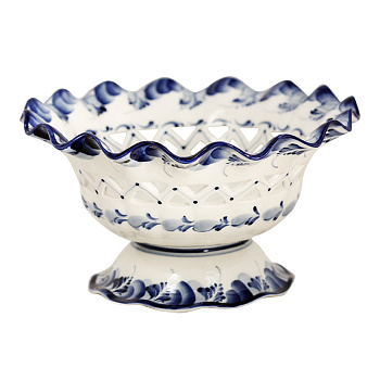 Конфетница на ножке "Россиянка" d22.5см Конфетница на ножке "Россиянка" d22.5см