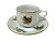 Пара чайная чашка с блюдцем 240мл "Охота" HORECA цилиндр отель