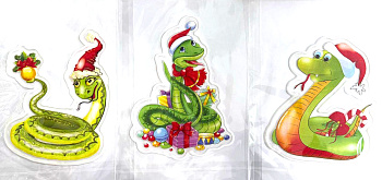 Наклейка Символ года  силикон