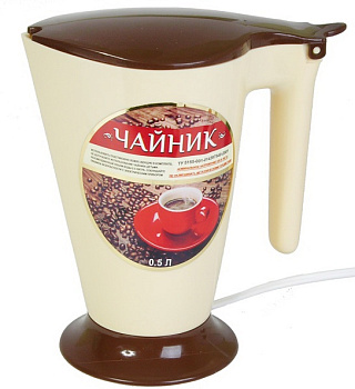 Чайник электр. пласт. "Минутка" 0.5л