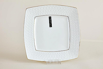 Тарелка квадратная  20см "Сн. королева" S222820-A (6)