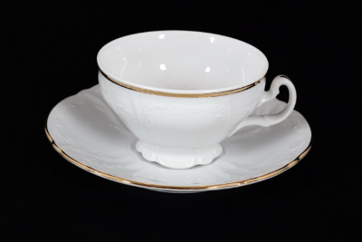 Пара чайная "Отв. золотом" 200мл ф. классическая