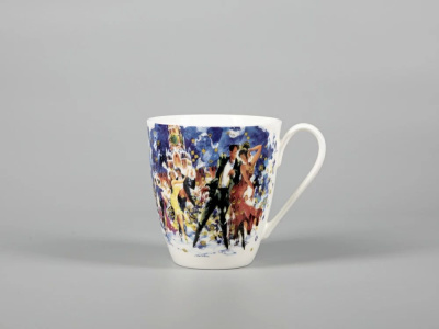 Кружка бокал 450мл "Танго на Красной площади 2" ф.Вариации