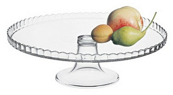 Блюдо на ножке ПАТИССЭРИ 28см бортик Вверх